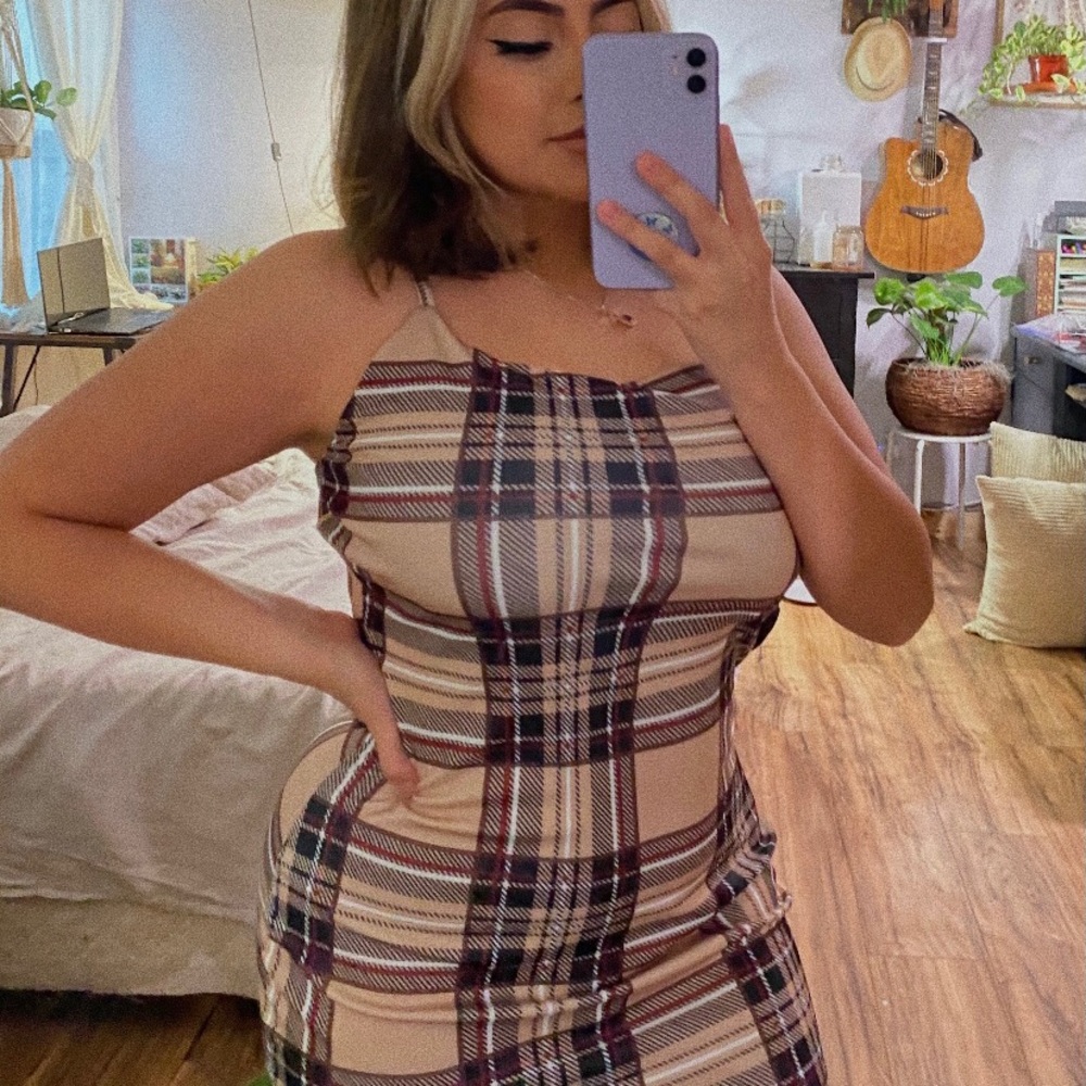Mini Plaid dress